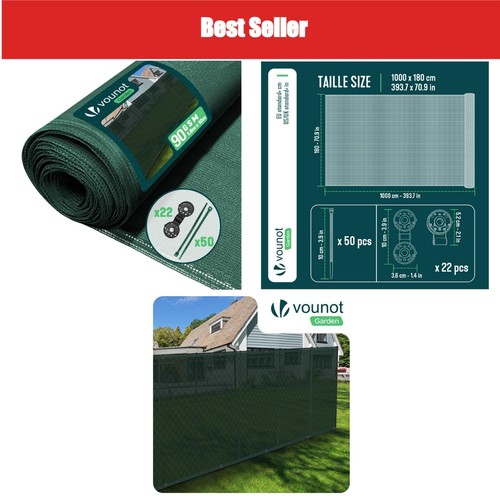 Brise vue occultant 8x10m - occultant, 1.8x10m