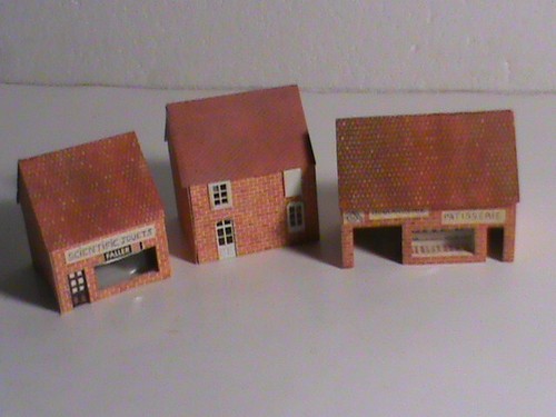 Lot maquettes maisons 3 - 3, ho/
