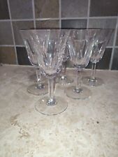 6 verres à vin cristal de