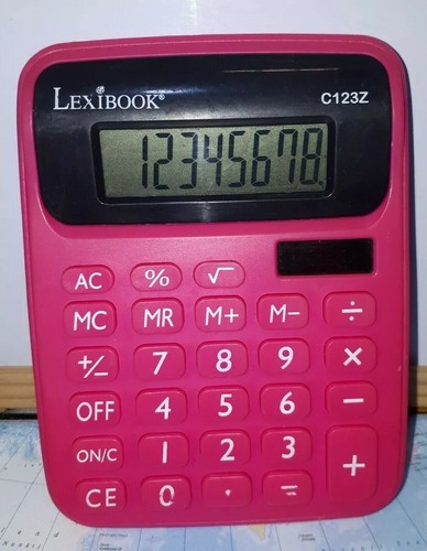 Calculatrice bureau coloré - calculatrice,
