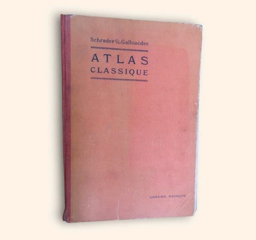 Livre ancien atlas - livre,