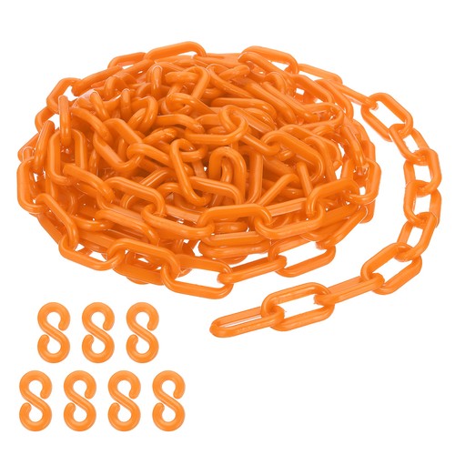 Chaîne plastique orange - plastique,