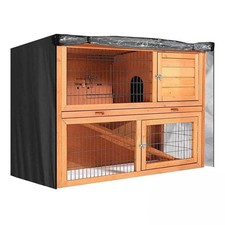 Housse de clapier lapin imperméable pour double clapier avec ventilation et vis