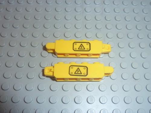 Lego yellow hinge brick 1x4 - hinge,