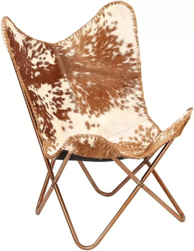 Chaise papillon cuir - chaise,