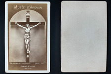 B. Michel, France, Avignon, Le musée, Le Christ d'ivoire Vintage cdv albume