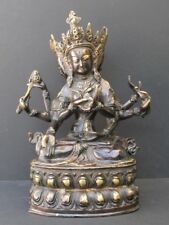 Grande Statuette Tantrique en Bronze du NEPAL Namgyälma