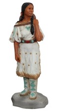 Figurine Indienne Femme Squaw