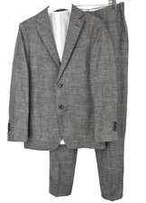 Costume Slim Patch Havana / Soho Pour Homme UK 36 Laine Soie Lin 2 En 1