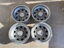 4 jantes alu original DELTA MICS TBEG 5.5 pouces 3x130 alpine A110 R8 GORDINI