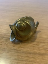 Cendrier poisson laiton - en,