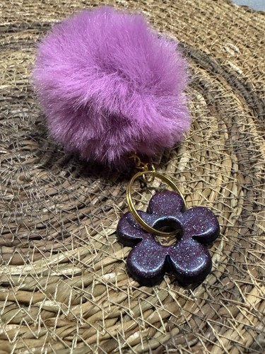Porte clés femme - porte-clés, pompon