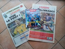 FRANCE 98 - Lot de l'Equipe du 29 Juin + le Journal et le magazine du 11 Juillet