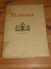 Livre elégies jean - livre,
