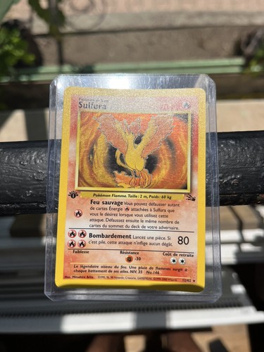Carte pokémon holo sulfura - pokémon,