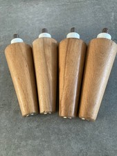 jeu de pieds bois clair pour sommier ou lit hauteur 12cm + fixations35mm