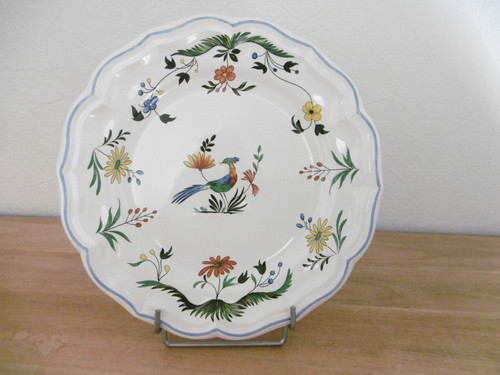 Plat faience gien - faience, poseau