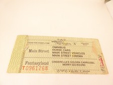 WALT DISNEY WORLD - MAGIC KINGDOM - BILLET "A" TICKET - MAIN STREET FANTASYLAND