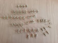 AIRFIX 1/72 LOT DE 50 FIGURINES SOLDATS ALLEMANDS AFRIKA KORPS WW2 - SANS BOITE
