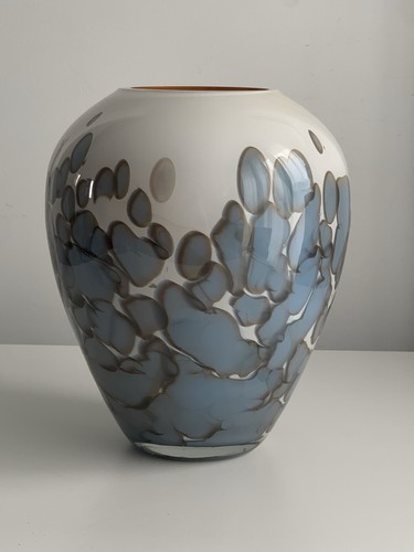 Vase art verre soufflé - vase, en