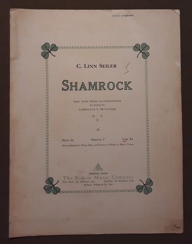 1915 shamrock vintage piano - 1915,