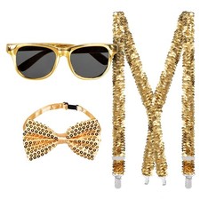 ACCESSOIRES DÉGUISEMENT DISCO OR ADULTE