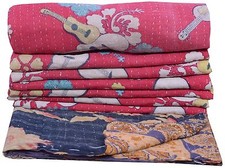 Jeté En Coton Indien Vintage