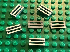 6 x LEGO Metallic Silver