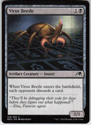 Played virus beetle - virus, 128