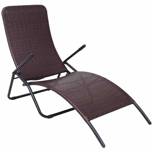 Chaise longue pliable résine - pliable,