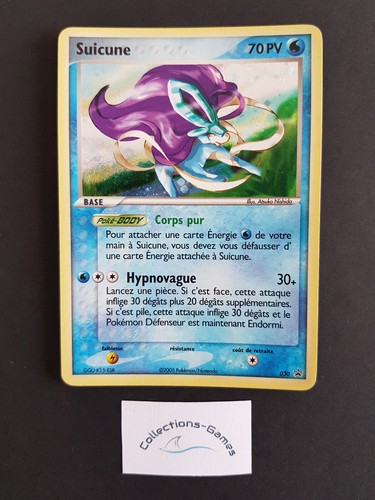 Carte pokémon suicune 030 - carte,