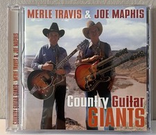 cd Merle Travis, Joe Maphis ‎– Country Guitar Giants world folk guitare CMH USA