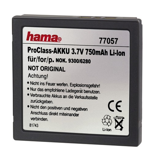 Hama batterie ion pour - li-ion,