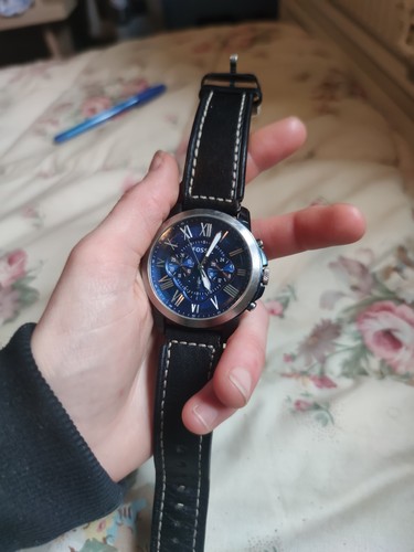 Montre fossil homme bleu - homme,