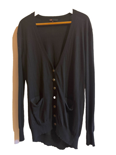 Maje gilet long noir - maje,