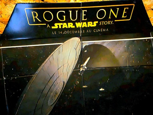 Rare plv cinéma star wars - star,