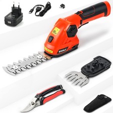 Cisailles à arbustes électriques 7,2 V, cisailles à Gazon sans Fil portatives...