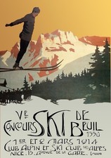 Affiche Poster Alpes Jura