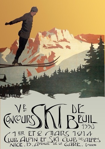 Affiche poster alpes jura - poster,