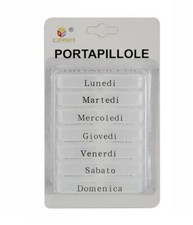 X Pilulier Semaine Porte Pilules Quotidien 7 Compartiments Noms Jours Dfh