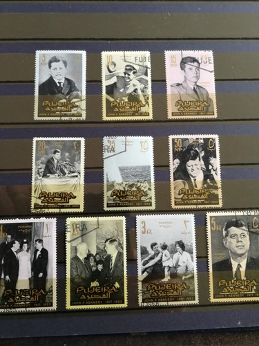 Bloc feuillet fujeira - feuillet, kennedy