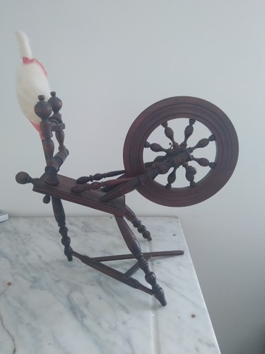 Rouet filer objet - objet, ancien