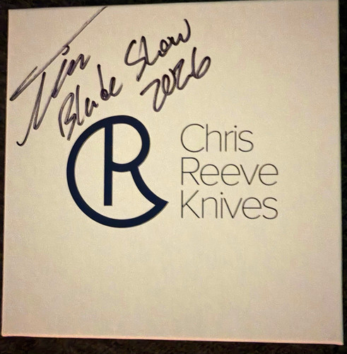 Signed box chris reeve - signed, knives