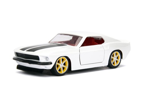 Ford mustang white 1969 - mk.1,