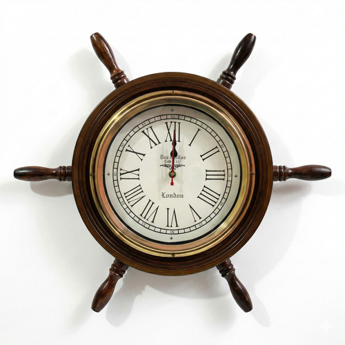 Horloge murale nautique - , en