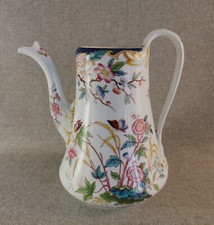 MAGNIFIQUE CAFETIÈRE EN PORCELAINE DE FISMES VERNON 1853-61 DECOR MINTON