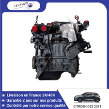 ?? MOTEUR   CITROEN DS3 2009- 1.6 HDi 90 ♻️ 9H06 ? 256853km