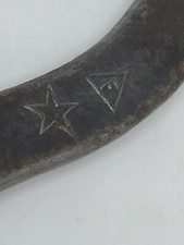 Ancienne clé F ? vélo moto tracteur voiture vieux outil lot de bord militaire