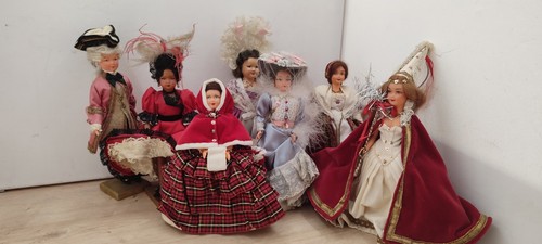 Lot poupées folklorique - lot, de