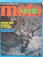 MAGAZINE MOTO VERTE N°7 NOVEMBRE 1974